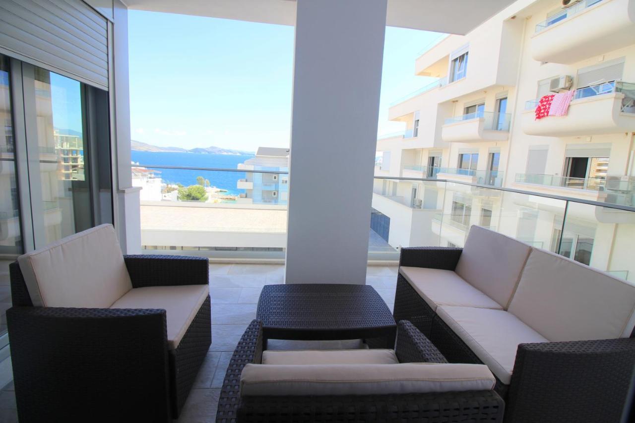 Luxury Sea View Apartaments Sarande Ngoại thất bức ảnh
