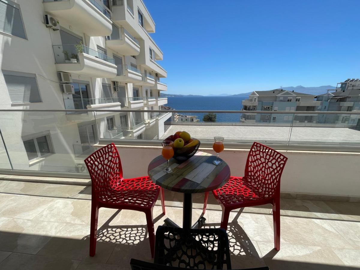 Luxury Sea View Apartaments Sarande Ngoại thất bức ảnh