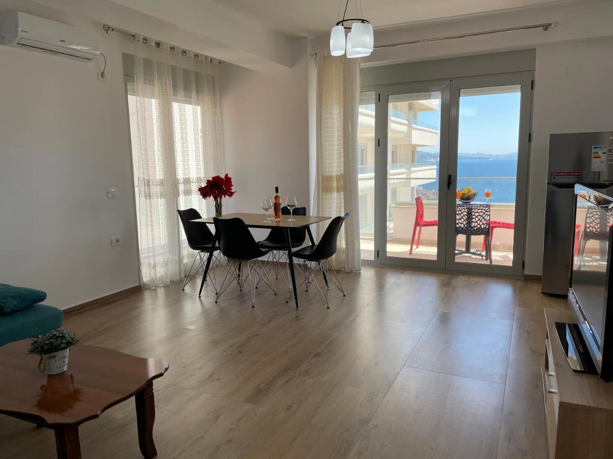 Luxury Sea View Apartaments Sarande Ngoại thất bức ảnh