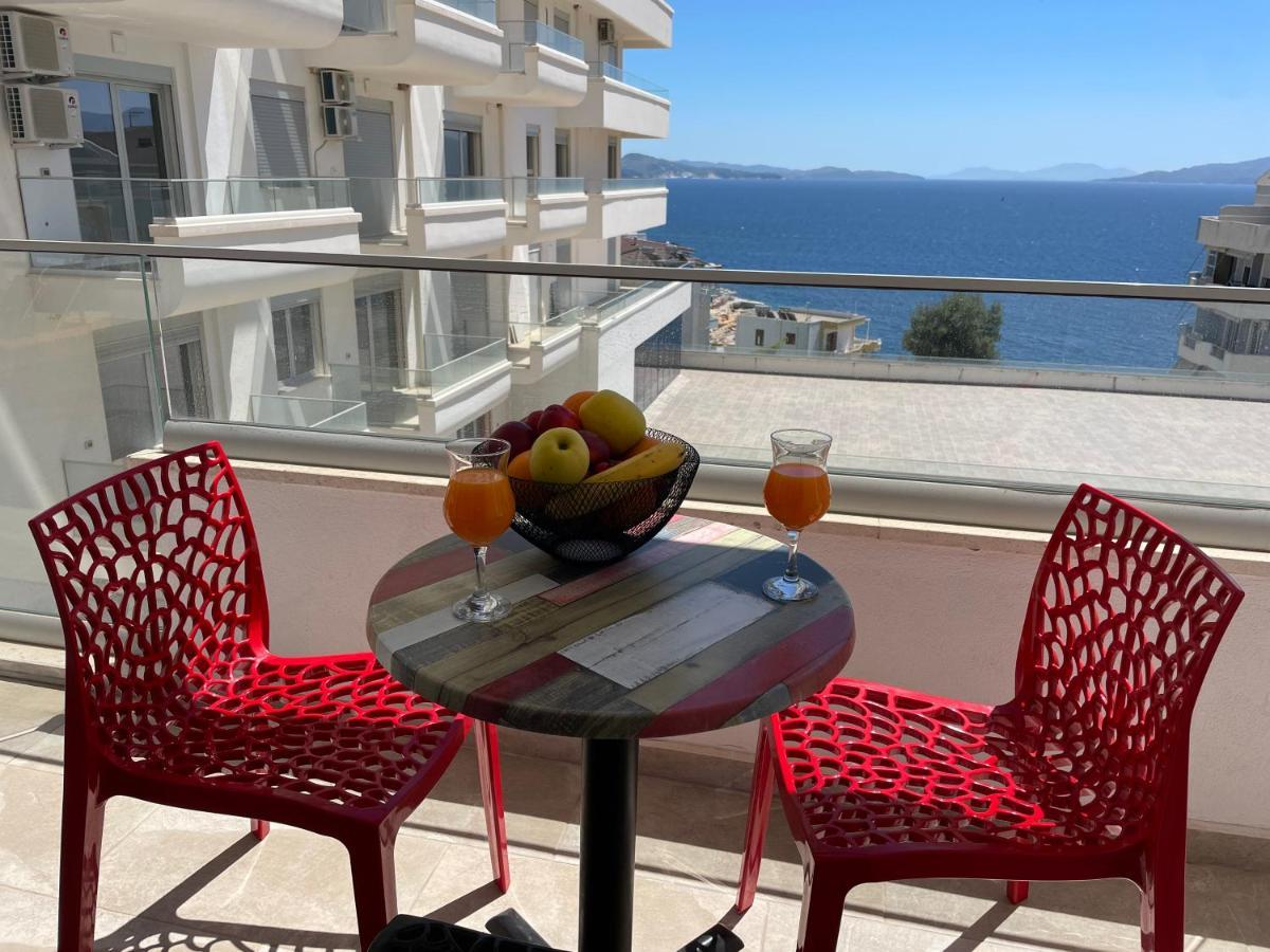 Luxury Sea View Apartaments Sarande Ngoại thất bức ảnh