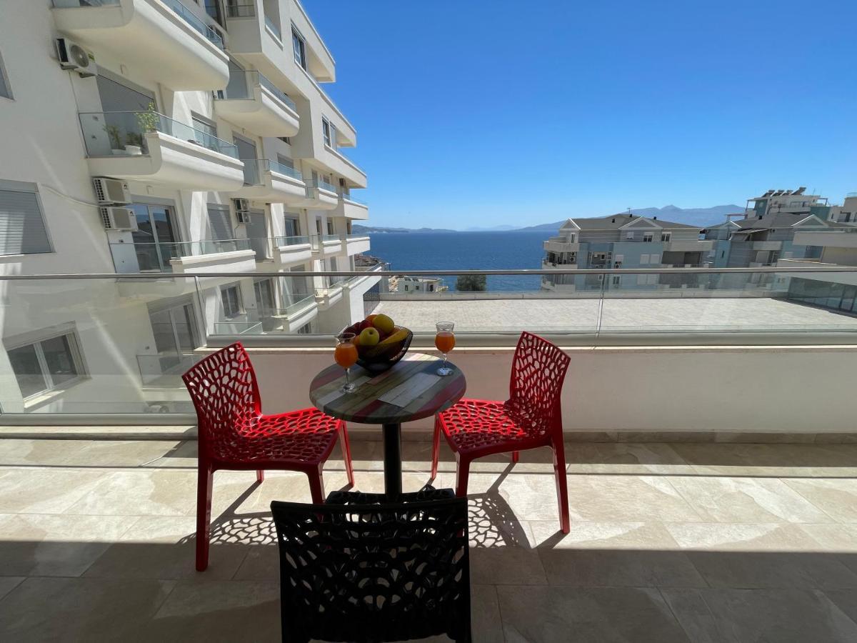 Luxury Sea View Apartaments Sarande Ngoại thất bức ảnh